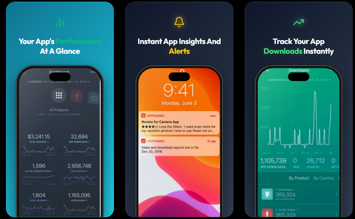 App Store screenshots created with Shotsy for AppFigures